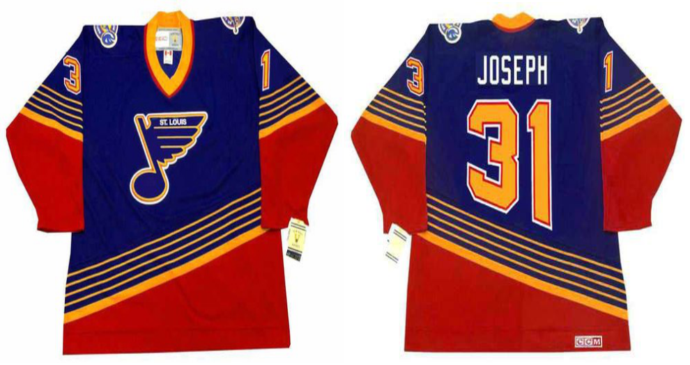 2019 Men St.Louis Blues 31 Joseph blue CCM NHL jerseys